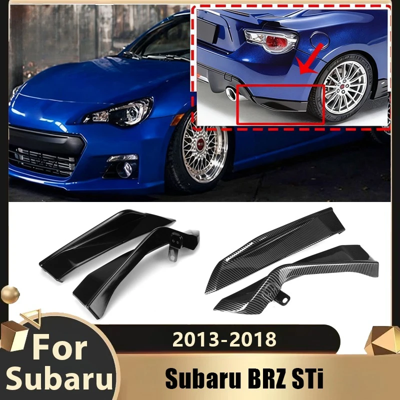 

Для Subaru BRZ STi 2013 2014 2015 2016 2017 2018 TS стиль автомобильный задний бампер фартуки для губ диффузор сплиттер автомобильный задний бампер автозапчасти