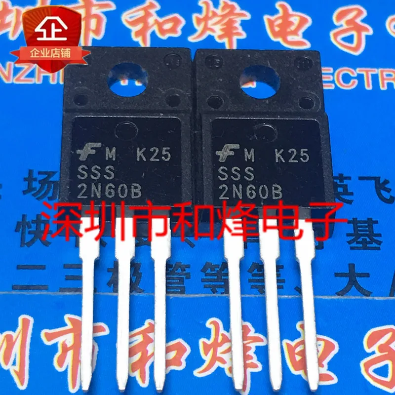 10PCS/Lot SSS2N60B  TO-220F 2A 600V Really Stock Original Best Quality Fast Shipping 100%Test