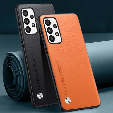 Funda de cuero PU de lujo para Samsung Galaxy A23 5G, funda trasera de silicona a prueba de golpes, funda de teléfono de protección completa para Samsung A23 4G