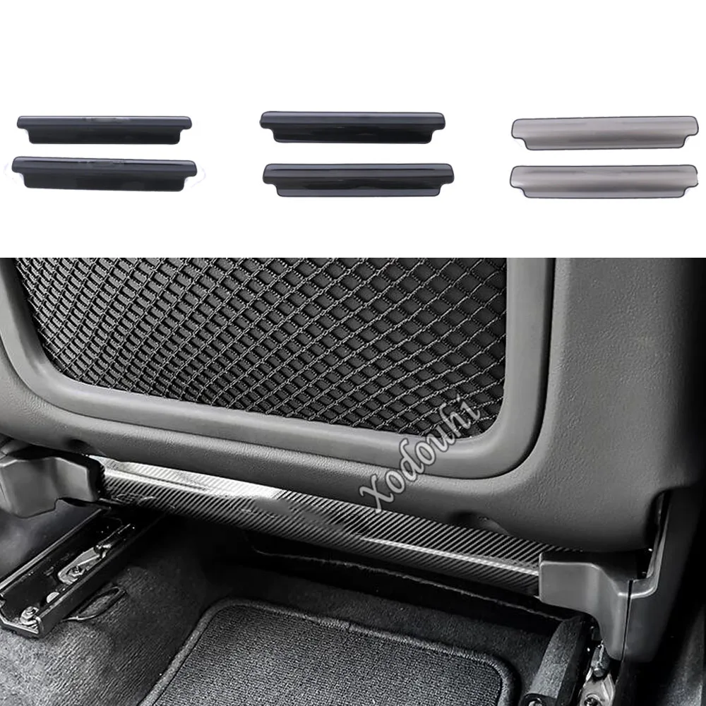 Car Body Sticker Seat Rear Back Protective For Volvo XC60 2018 2019 2020 2021 Anti Kick Board Trim Frame Parts 2pcs