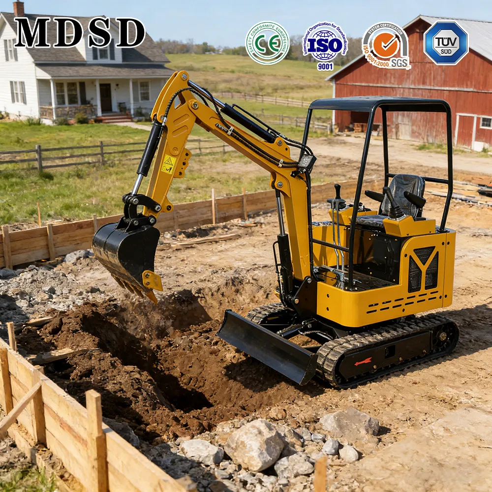 

Hydraulic Crawler Excavator Multifunctional Mini Digger Heavy Duty Engineering Construction Excavator for Construction Farm Gar