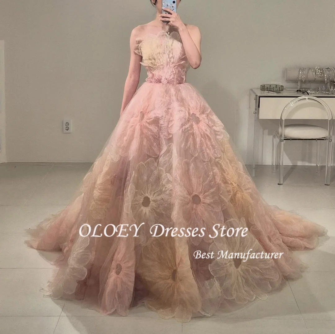 OLOEY Customized Ball Gown Women Quinceanera Dresses Stamen Wedding Prom Party Gowns Formal Luxury Vestido De Noche Abendkleider