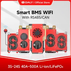 Daly Smart BMS Modulo WIFI LiFePo4 4S 12V 8S 24V 16S 48V Li-ion 13S 14S 48V 16S 17S 60V 20S 72V con CAN Per scooter elettrico