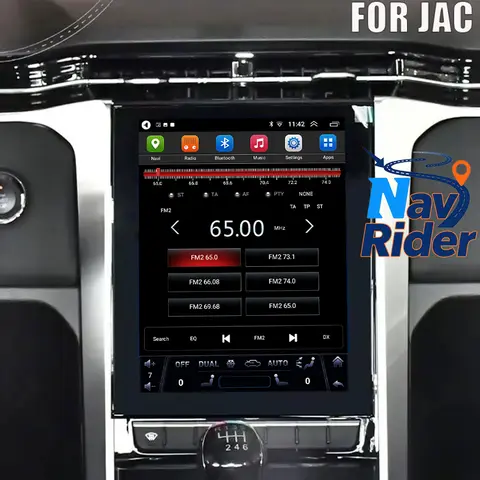 9.7 Polegada para jac t8 navegação gps multimídia player de vídeo estéreo sem fio carplay suporte unidade principal russa android 15 rádio do carro