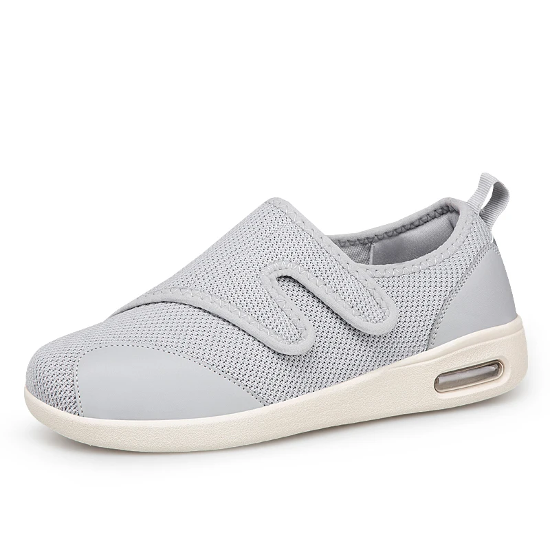 Adjustable Open Shoes Men Women Elderly Swollen Foot Diabetic Shoes Wide Width Hallux Valgus Bunion Orthopedic Thumb Eversion