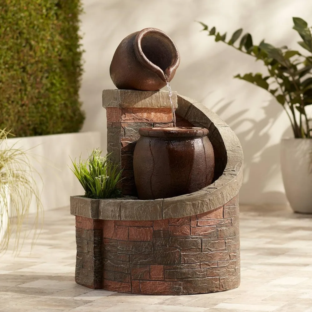 Outdoor Floor Cascading Water Fountain 35