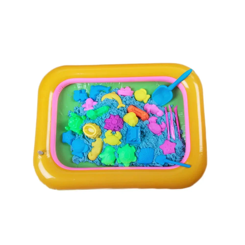 Jouer magique d'intérieur gonflable, jouets pour enfants, espace Mars, plateau de sable gonflable, accessoires, Table Mobile en plastique, jeu de fête pour enfants