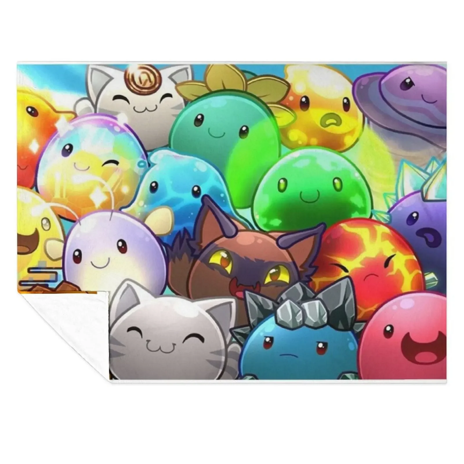 

Slime rancher Throw Blanket Polar Furrys Luxury Designer Winter beds Blankets