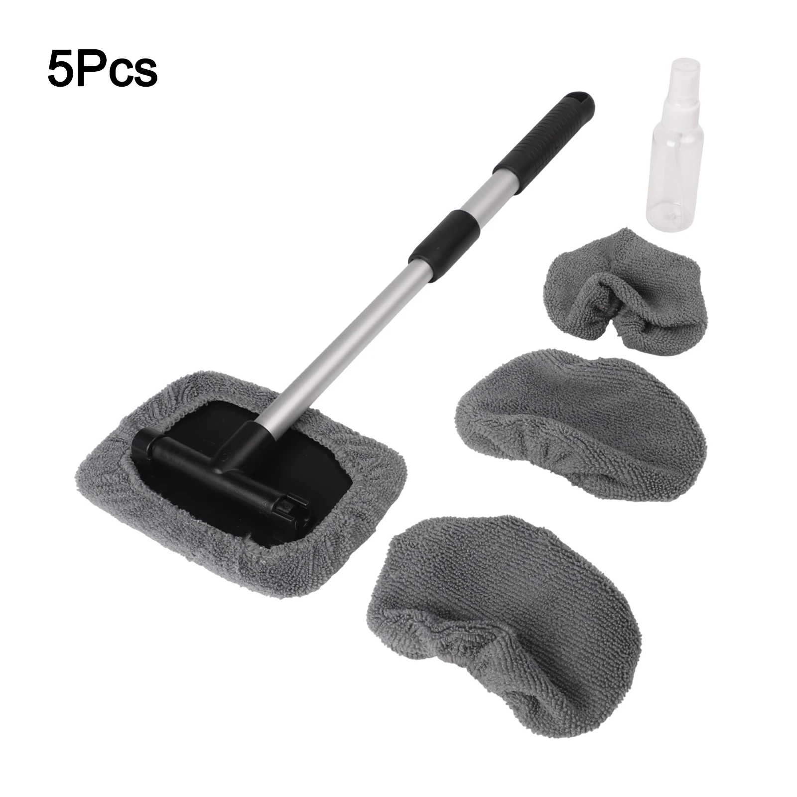 for versatile Window Cleaning Brush Adjustable Mop Head Car Wash Brush Comfortable Length Adjustment Extendable Handle