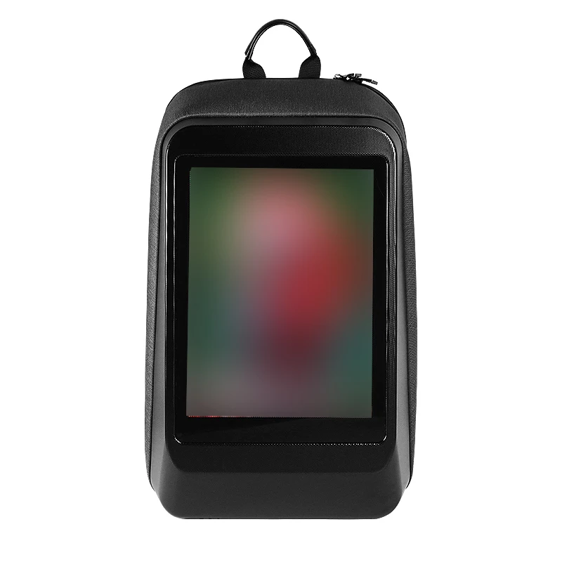 SXMA T4 LED Display Backpack Outdoor Expanded Motorcycle Cycling Backpack Multimedia Backpack DIY Laptop Backpack for Man/Women
