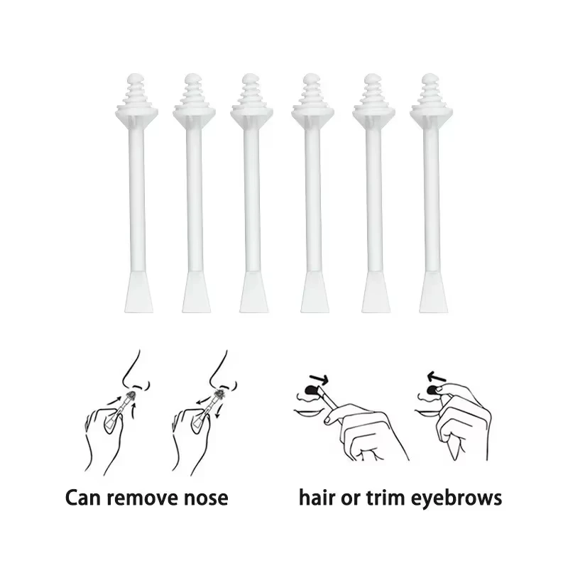 100PCS Nose Wax Sticks Multi Use Nose Wax Applicators For Painless Nose Hair Removal Tool Wax Accessories Cleaning Tool