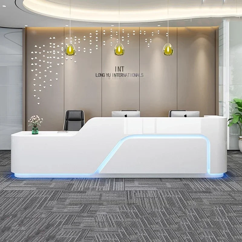 Decoration Reception Desks Display Checkout Counter Reception Desks Beauty Salon Mostrador Negocio Commercial Furniture