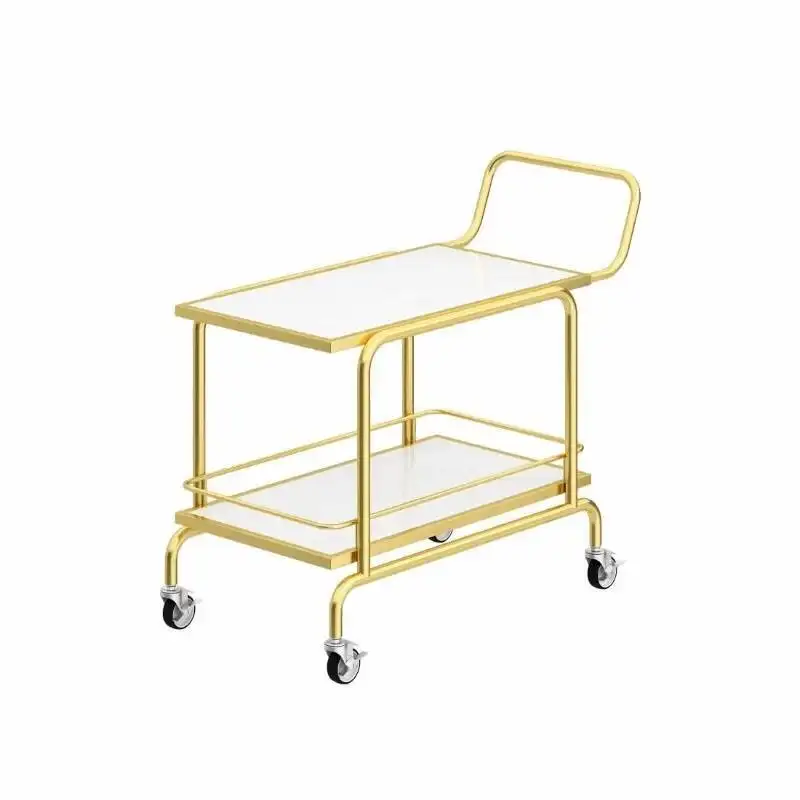 عربة جمالية مساعدة عربة عيادة المهنية تصفيف الشعر ماكياج التجميل عربة عجلات سيارة الذهب مانيكير الأثاث #6