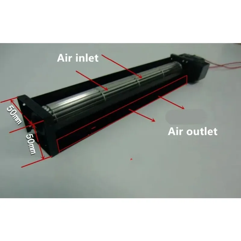 220V waterproof drum horizontal low noise heat dissipation cross-flow fan blower
