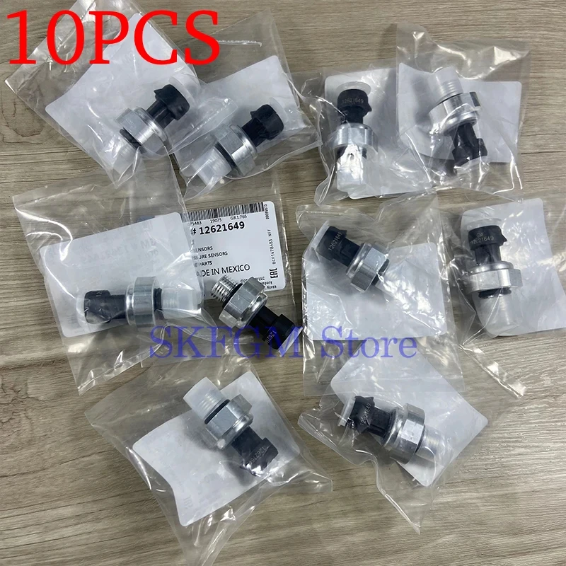 10 Uds Sensor de presión de aceite de motor para Cadillac CTS SRX Chevrolet Camaro Malibu Buick Lacrosse Pontiac 12621649