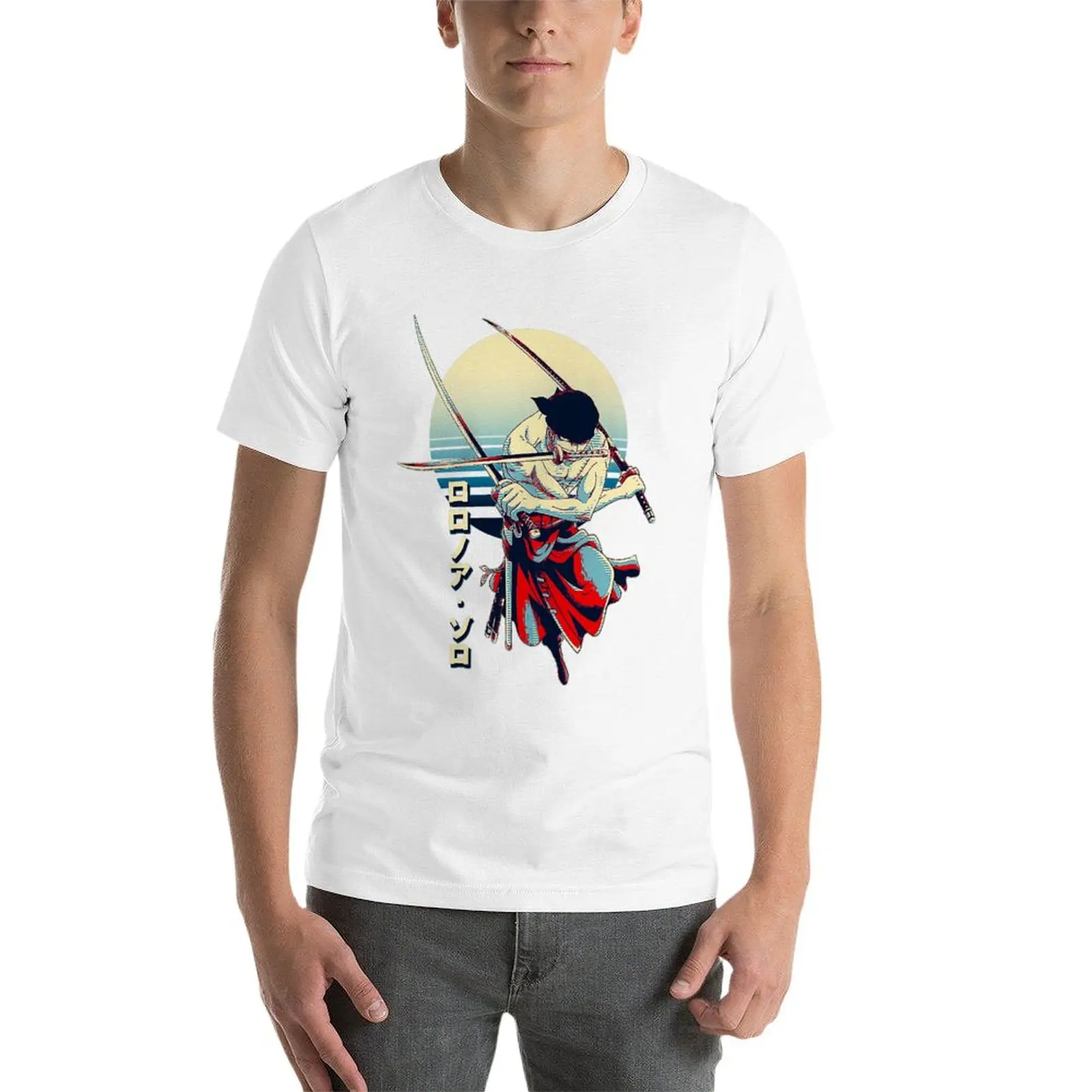 New Zoro One Roronoa Zoro T-Shirt graphic t shirt plain t-shirt plain t shirts men