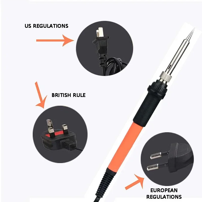 

72 Sets of Electric Iron Engraving Tools for Temperature Control Engraving 110V Sets of Iron Engraving Tools