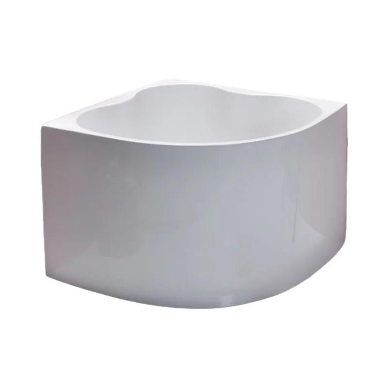 Cornerable small apartment bathtub, deepened household independent acrylic adult bathtub Chinese integrated molding closure