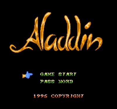 Aladdin Region Free 60 Pin 8Bit Game Card For Subor Game Players