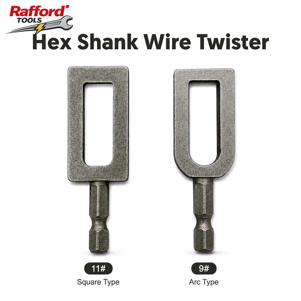Electric Drill Wire Twister Tool For 9 & 11 Fence Wire Tying For Duty Drill Twisting Sleeve Drill Chuck Chain Link Fence Twister