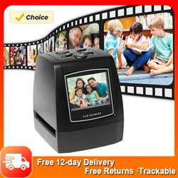 Protable Negative Film Scanner 35/135mm Slide Film Converter Photo Digital Image Viewer with 2.4