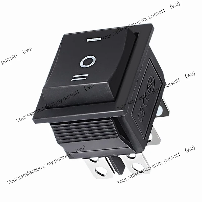 1pc DIY Rocker Switch Power Switch Boat 3 Position 6Pin Button Latching with Lamp Light KCD4 16A 250VAC/ 20A 125VAC On-Off-on