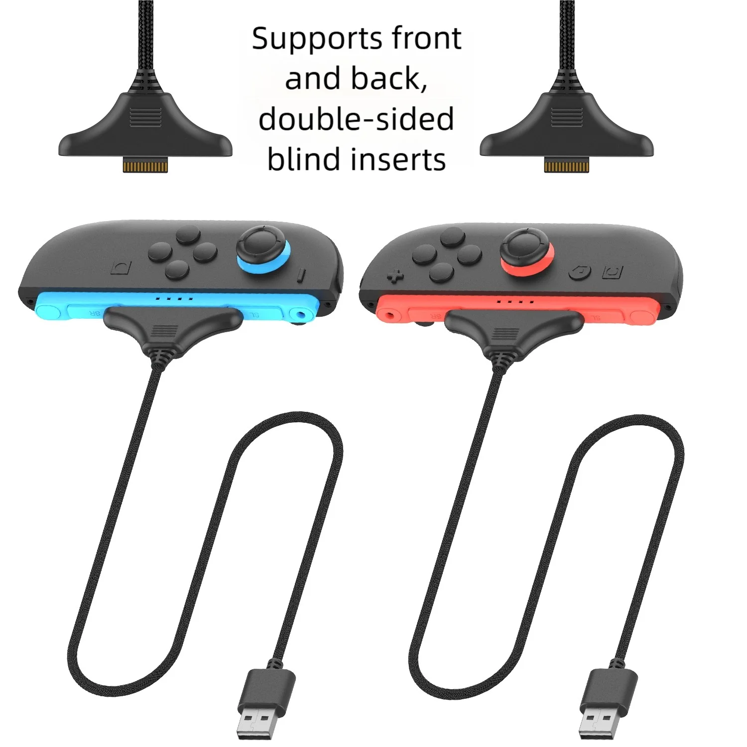 شاحن تحكم مغناطيسي طويل 3 متر لنينتندو سويتش 2 كابل شاحن محمول كابل شحن للتبديل 2 Joy-Con 2 في 1