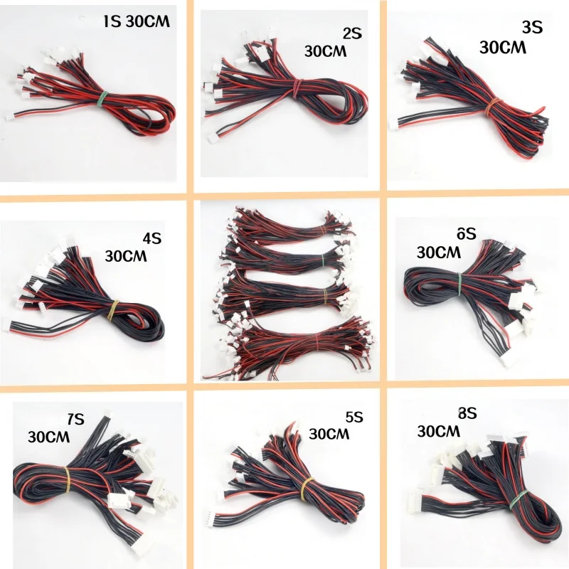 5Pcs 30Cm 22AWG JST…