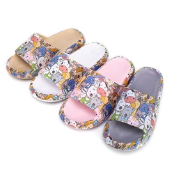 Pantofole estive con plateau simpatico cartone animato cuscino nuvola morbido e comodo scivoli da spiaggia scarpe da viaggio adorabili pantofole da donna