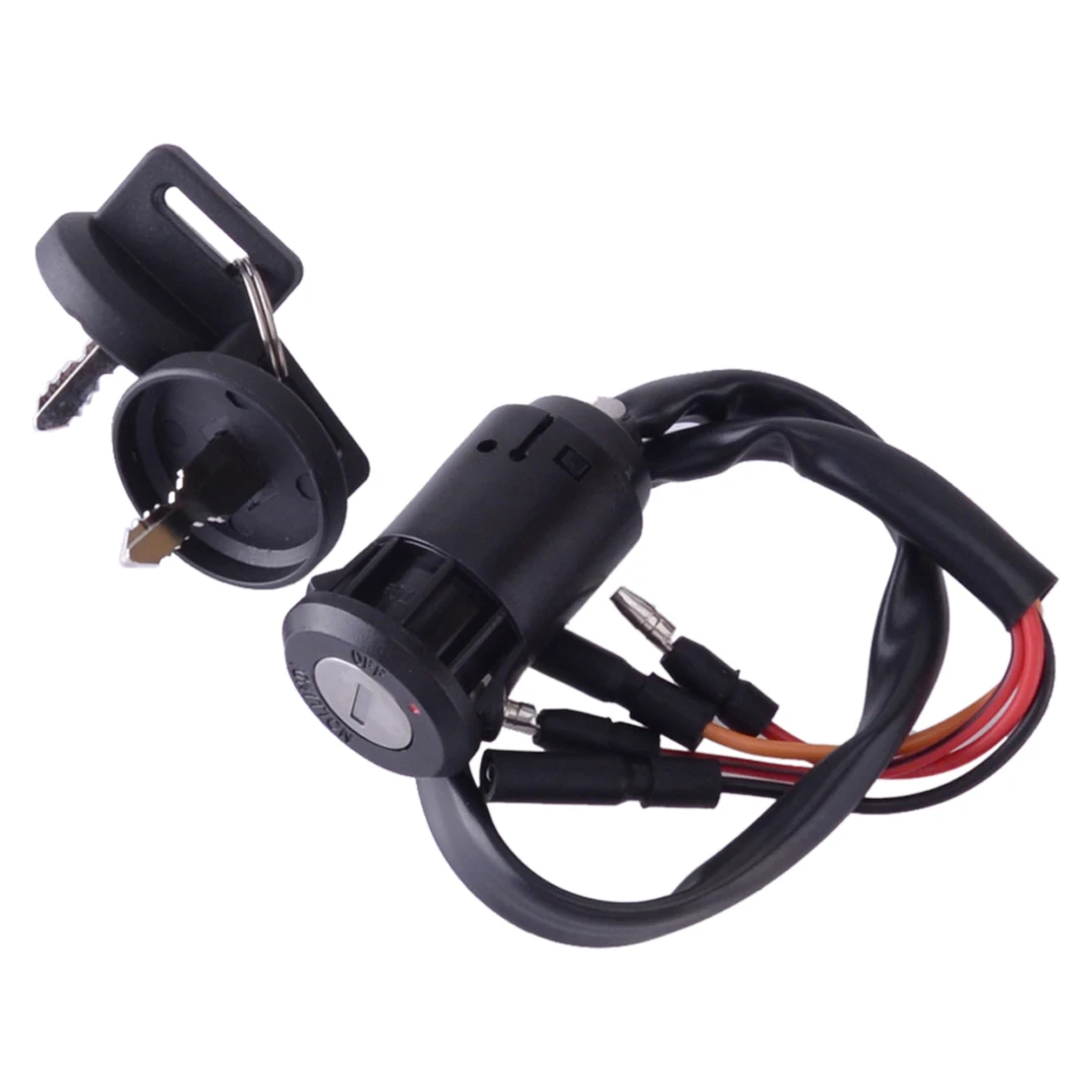 Motorcycle Ignition Switch with 2 Key 35100-HM5-671 Fit for Honda TRX300 2WD TRX300FW 4WD Fourtrax 1990-1996 1997 1998 1999 2000