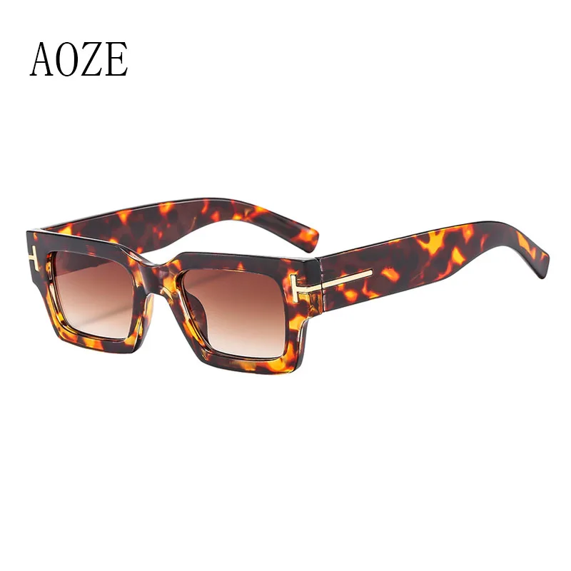 

2023 Brand Square Tom Sunglasses Women Men High Quality Aesthetic Outdoor Beach Glasses Vintage Ins Stylish Oculos De So UV400