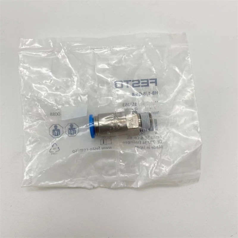 New Original FESTO plug connector HB-1/8-QS-4 153447  HB-1/8-QS-6 153449  HB-1/8-QS-8 153453