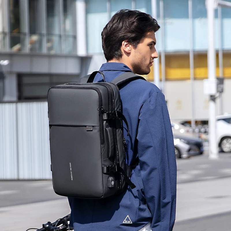 MARK RYDEN Large Men Backpack Rucksack 36L Expandable Business Travel Bag School Backpack for Men Fits in 17 inch Laptop view 6