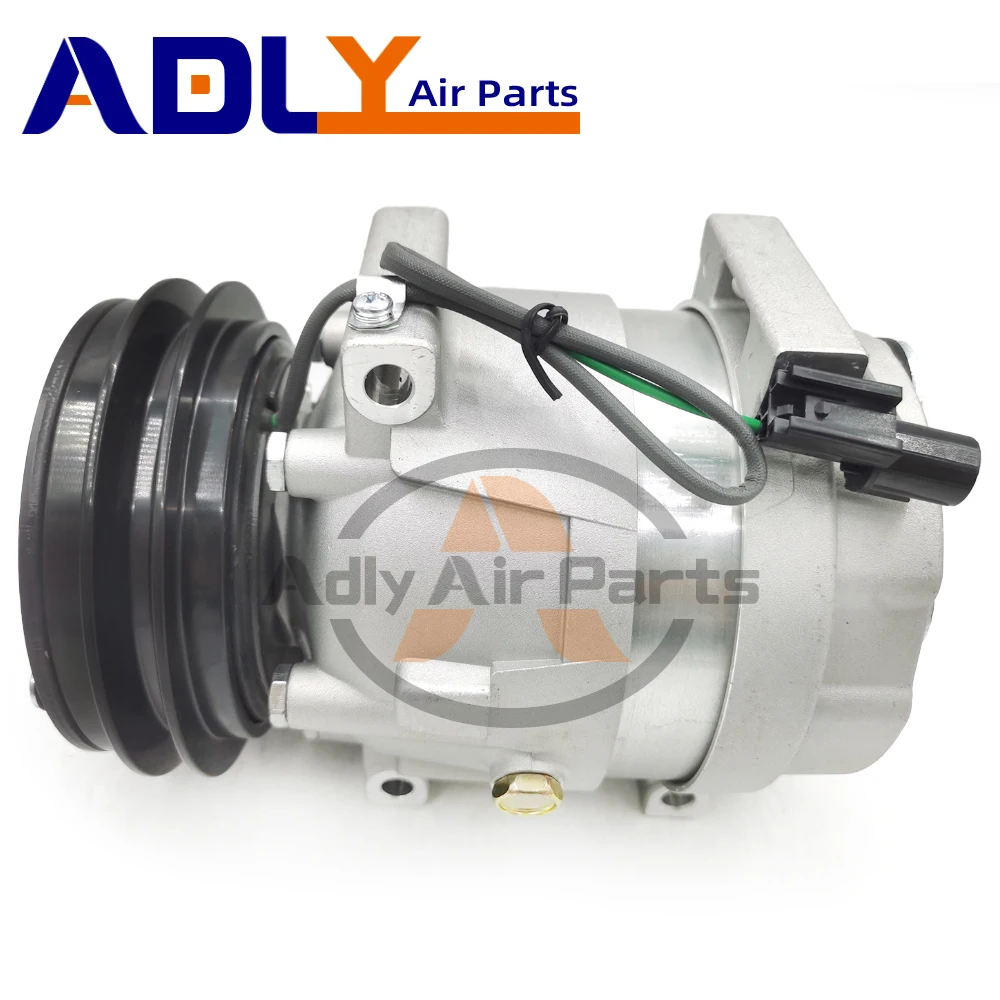 CM7579 에어컨 컴프레서 24V 현대기계 굴삭기 로더 LC 220 11Q6-90040 11Q6-90041 11Q690040 A5W00258A