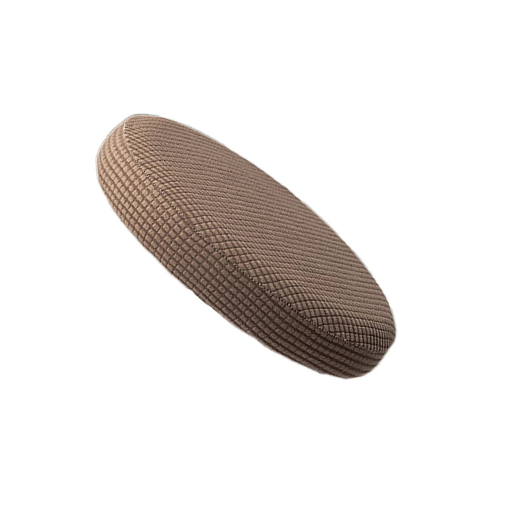 

Chair Cover Elastic Round Protector for Bar Stool Dining Seat Case Wrinkle Resistant Machine Washable Fits Most Chairs Wedding
