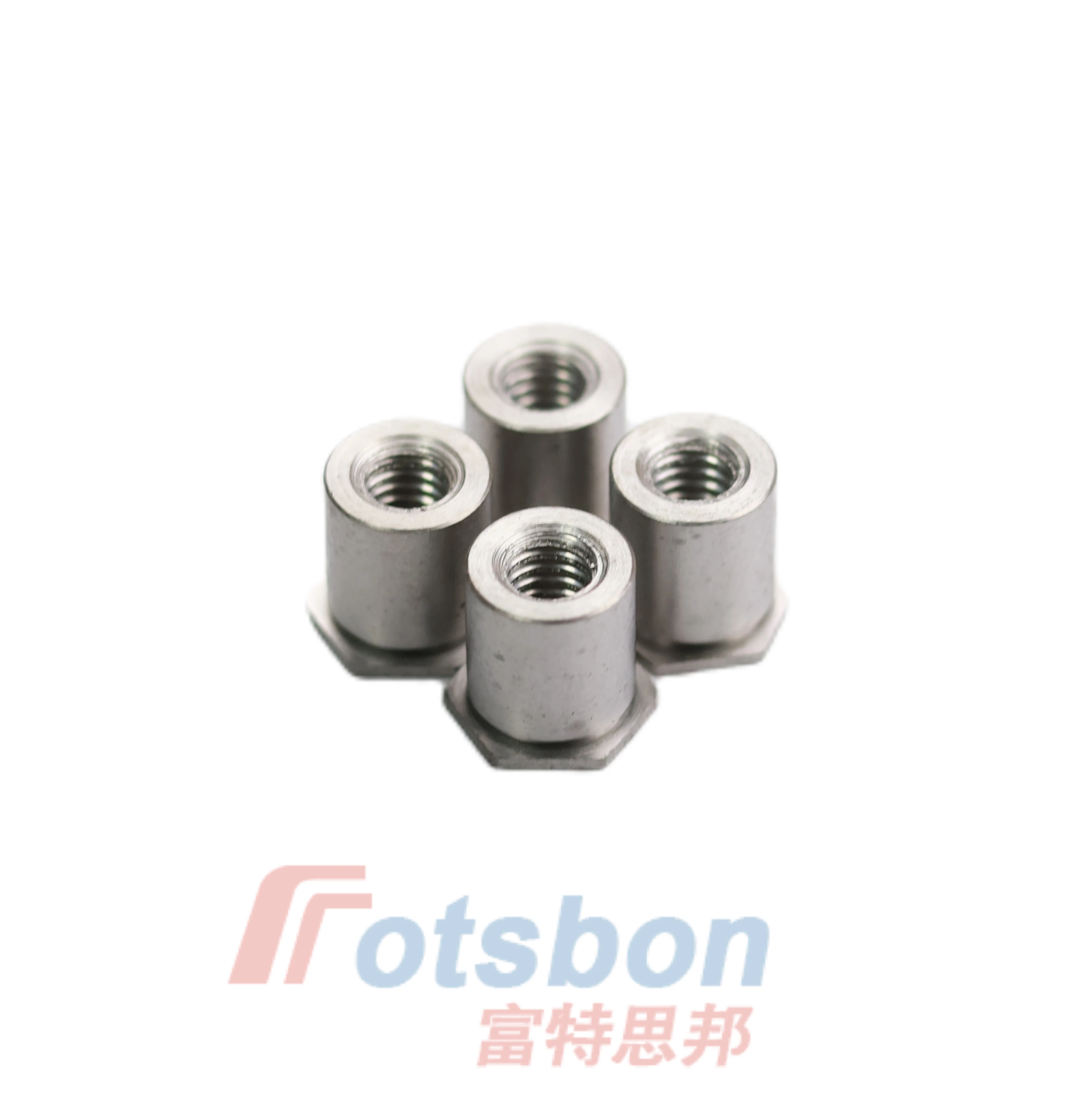 SOS-832-4/6/8/10/12/14/16/18/20/22/24/26/28/30English System Self Clinching Thru-Hole Thread Standoffs Stainles Steel Fasteners