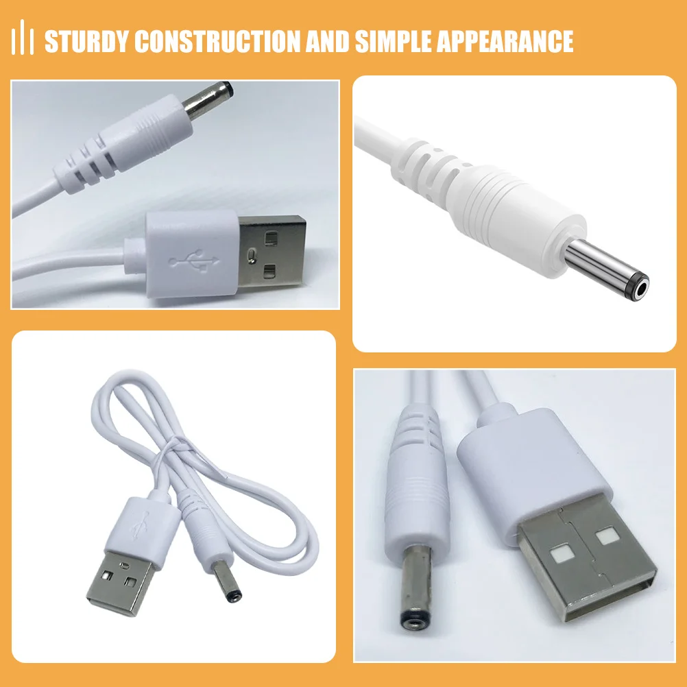 

2Pcs 35x135mm Dc Cord USB to Dc Power Overcurrent Voltage Protection Multiuse Portable for Devices