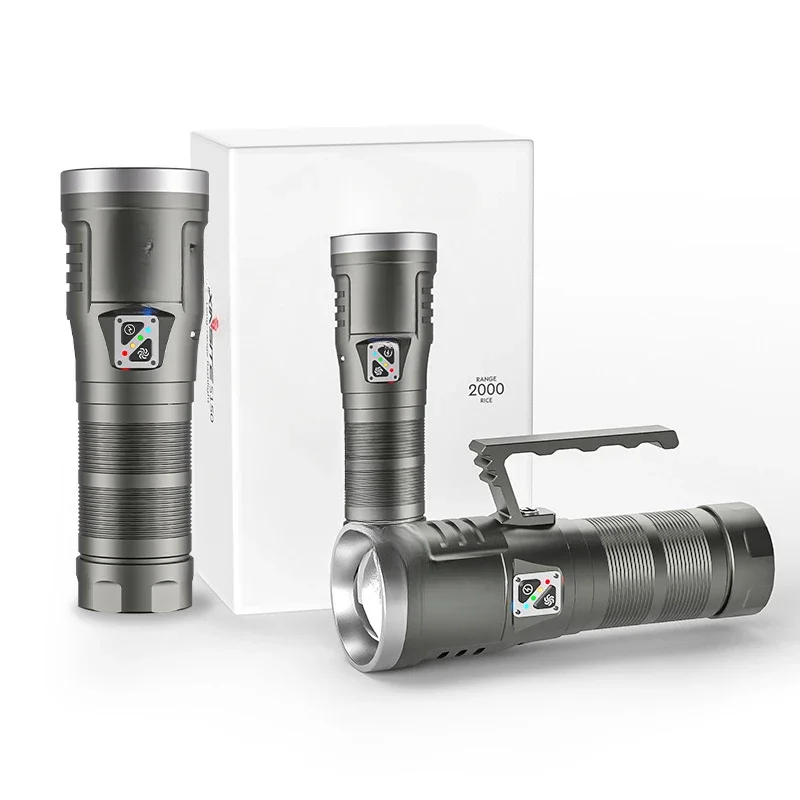 Lanterna externa multifuncional luz forte de alta potência