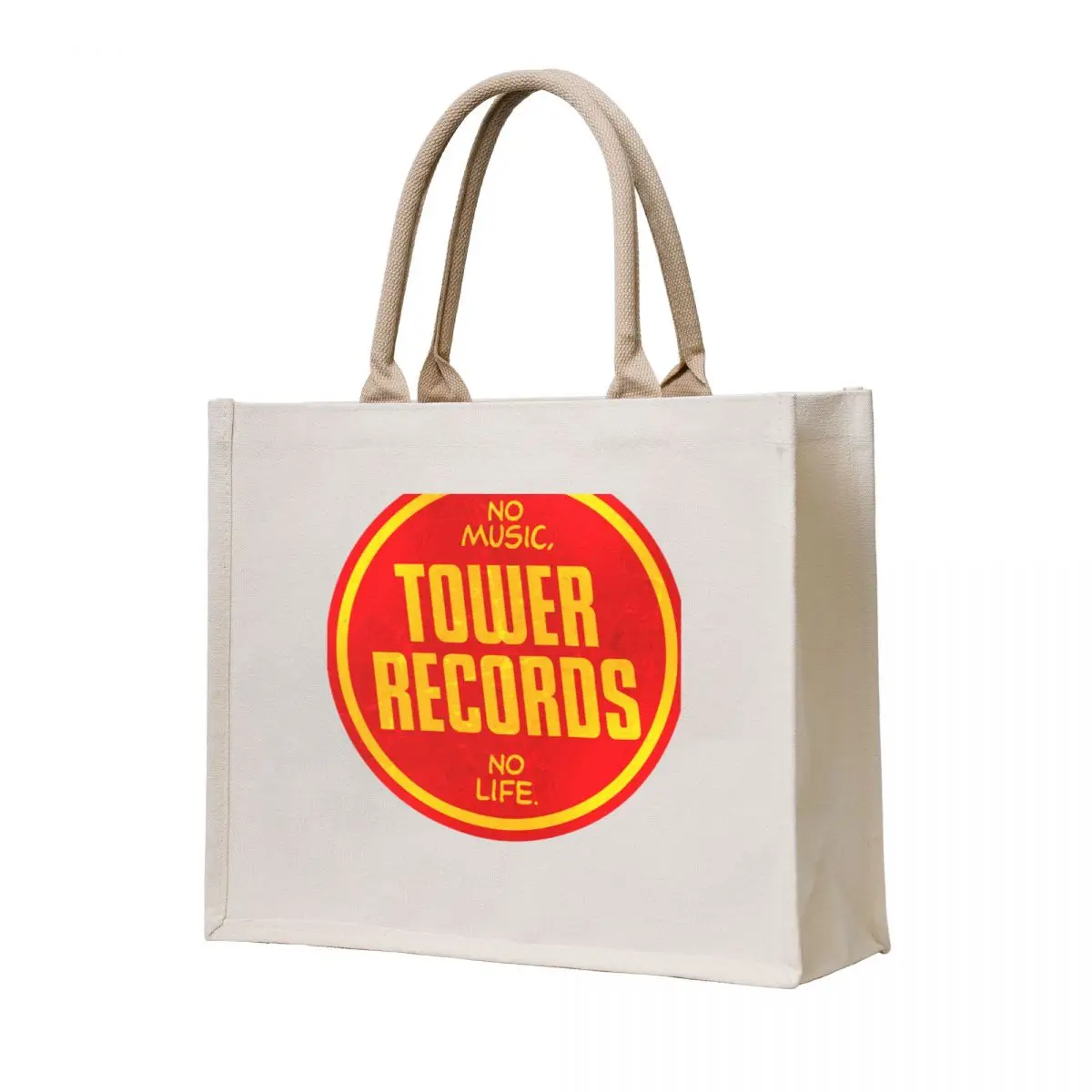 

Tower Records vintage Classic T-Shirt.png Tote Bag tote bag foldable reusable bag Cloth