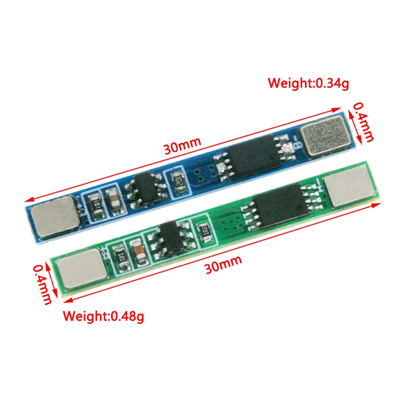 1/5/10PCS 1S 3.2V 3.7V 3A LiFePO4 / Lithium Li-ion BMS PCM Battery Protection Board Pcm For 18650 32650 Battery Packs