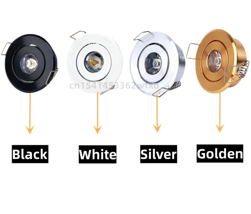 Dimmable LED Downlight Anti-Glare Spotlight 3W AC 110V-220V Embedded Ceiling Light New Mini Home Decorative Light