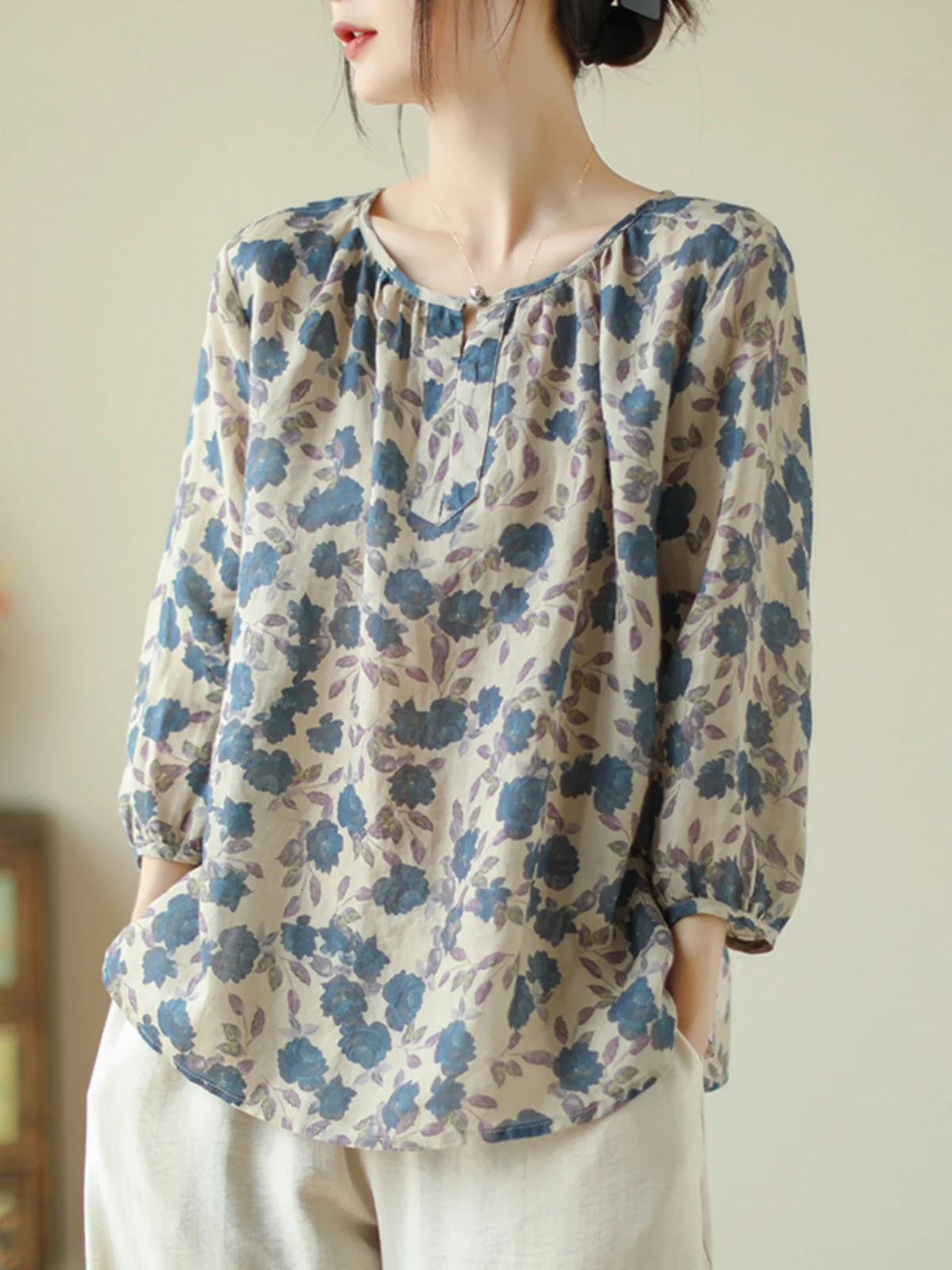 

Хлопковое льняное длинное све irt с цветочным принтом, женское свободное винтажное круглое платье Ne Doll Top, одежда Faion Agel для поездок на работу