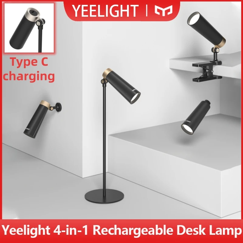 

YEELIGHT 4-in-1 Rechargeable Desk Lamp Multi-Scene Magnetic Lamp Touch switch 180° rotation 4000K color temperature Type C charg