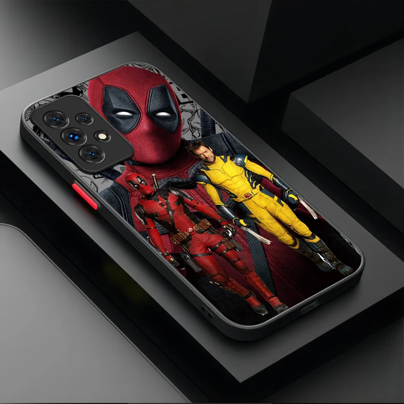 Marvel Deadpool Wolverine Case For Samsung Galaxy A54 A34 A24 A14 A13 A33 A53 A73 A23 A05 A05S A72 A52 A52S A32 A22 A12 A31 A51