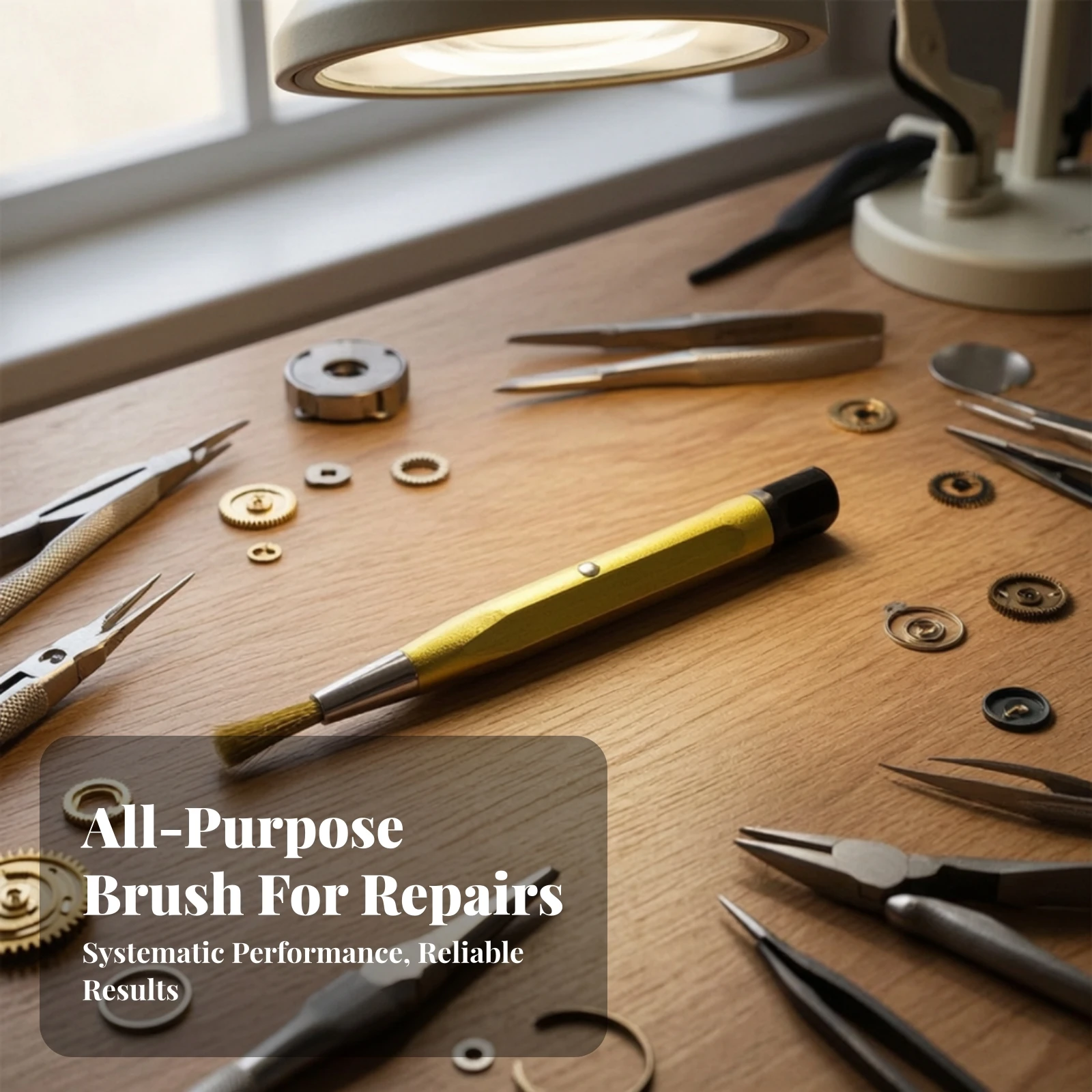 Pen-Shaped Cleaning Brush Rust-Removing Pen Shape Wire Brush Fine-Tip Compact for Watchmakers, Watch Repair, Workshop