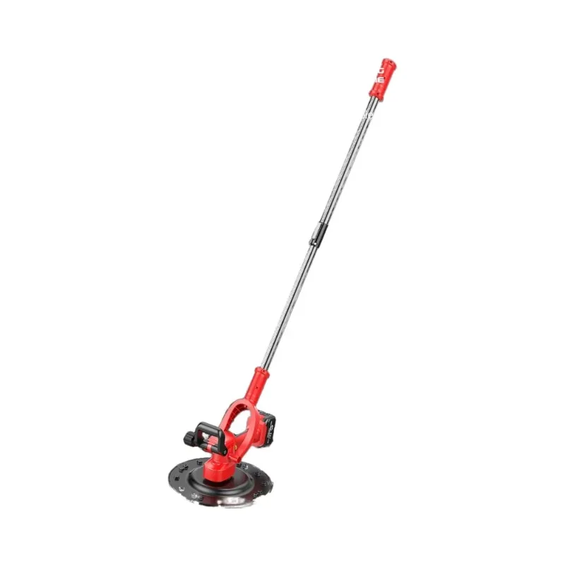 5kLithium Extension Rod Power Trowel LightWeight Charging Wall Plastering Machine Cement Mortar Polishing Ground Smoothing Rubbi