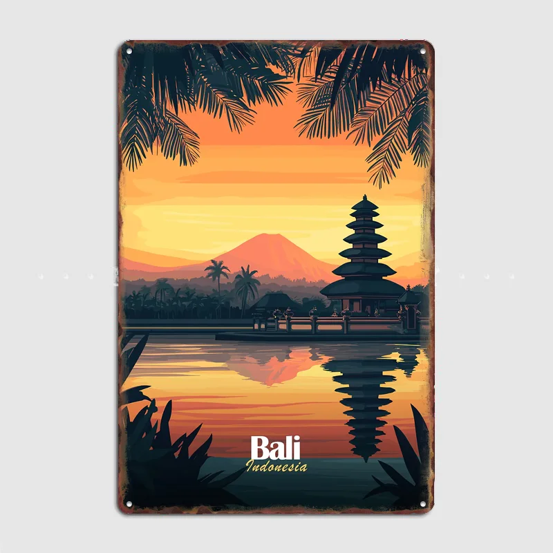 Home Decor Bali - Plakaty z motywem zachodu słońca przy