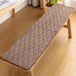 Thickened Soft Long Bench Cushion Mahogany Bench Cushion Customized Solid Wood Sofa Card Seat Cushion For Winter
