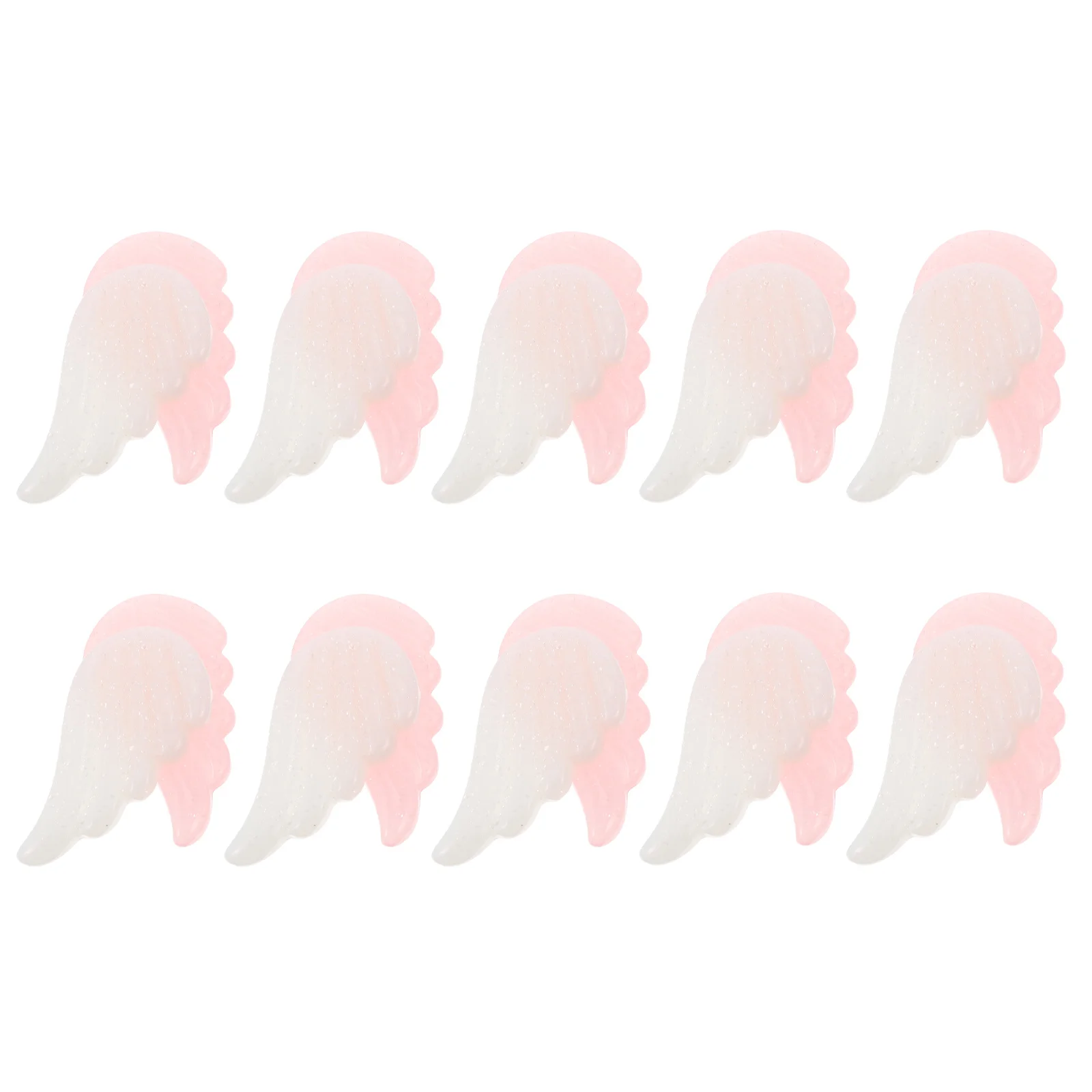 

20 Pcs Wing Angel Wings Accessories Decorations Resin Miniature Presents for Crafts