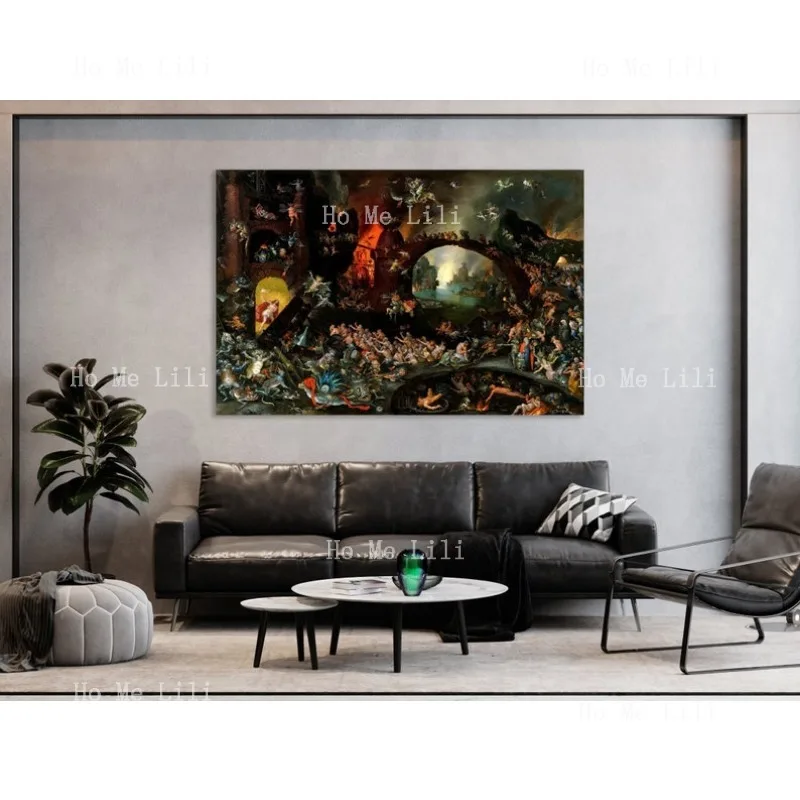 

Wall Huge Home Decor Jan Brueghel Christ In Limbo Art Canvas Print Poster
